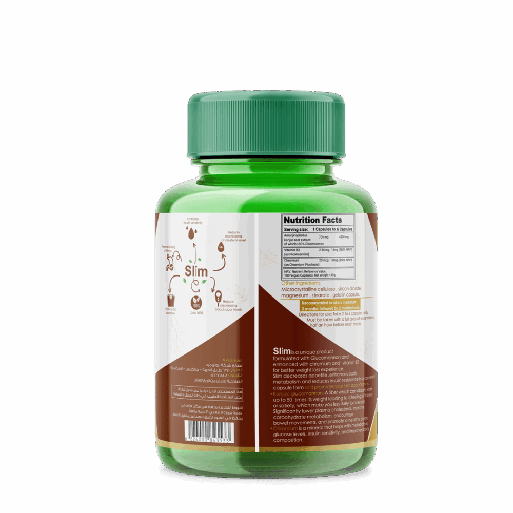 Slim 60 CAP – For Weight Control & Metabolism Support