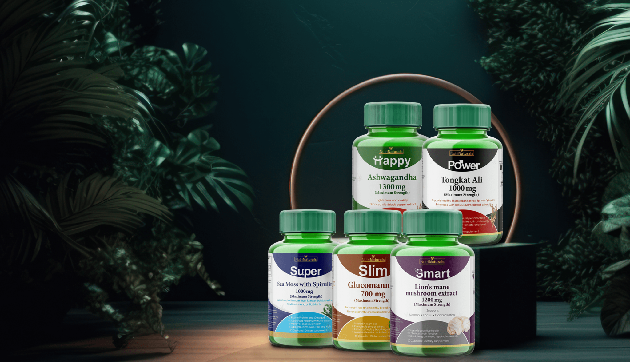 Happy 60 CAP-For Stress Relief & Better Sleep